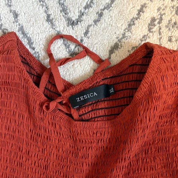 Chic Rust Dress - Picture 2 of 4